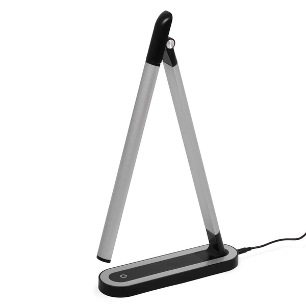 Ledowa biurkowa lampka Niko K-MT-206 CZARNY LED 5W 4000-6000K srebrna