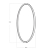 Kinkiet ścienny retro JUPITER AZ5618 Azzardo LED 55W 3000K czarny