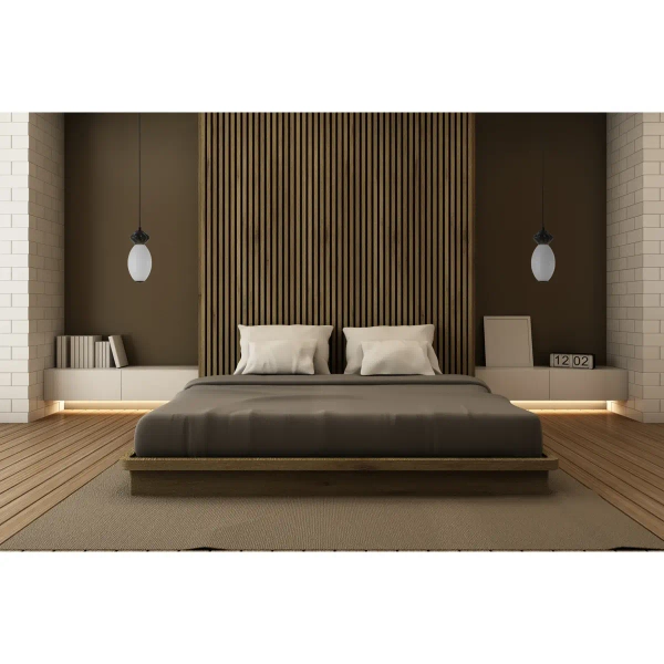 Lampa wisząca do sypialni Balos PND-94921-1B-BK LED 7W 3000K czarna