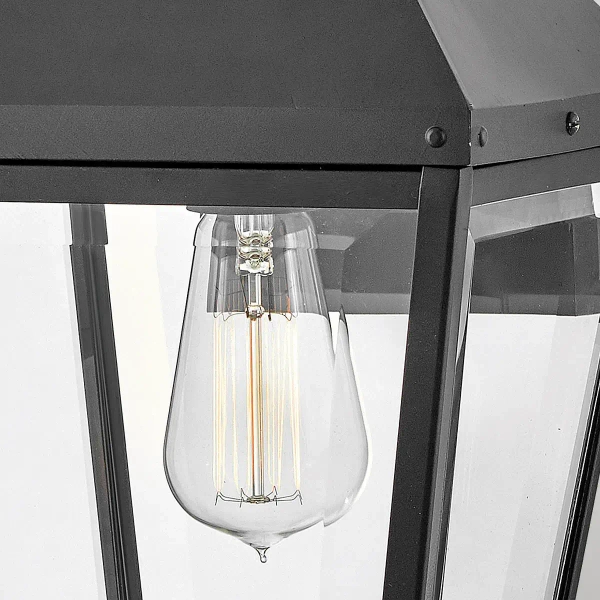 Latarenka kinkiet ścienny Dawson HK-DAWSON-M na taras IP44 czarny