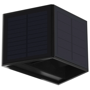 Elewacyjny kinkiet Wings EKO9098 Ekolight LED 2W 6000K solarny IP54 czarny