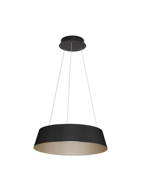 Minimalistyczna lampa wisząca CANCUN LE42804 LED 50W 3000K czarna złota