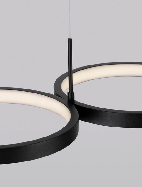 Designerska lampa wisząca GARCIA LE42829 Luces Exclusivas LED 41W 3000K czarna