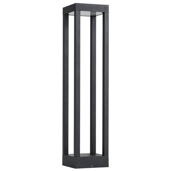 Zewnętrzna LAMPA stojąca STRUCTURE LED 8145 Nowodvorski metalowa OPRAWA ogrodowa LED 13W 3000K outdoor IP54 czarna