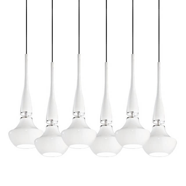 Metalowa lampa nad stół TASOS AZ1883 Azzardo wisząca biały