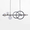 Designerska lampa wisząca TAREMI 003064-031208 LED 20W CCT czarny