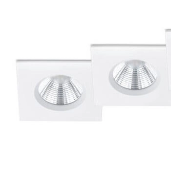 Kwadratowe oczko sufitowe ZAGROS 650610331 LED 5,5W 3000K IP65 białe