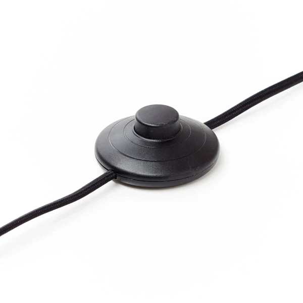 Stojąca lampa metalowa Erena 94556/20 do salonu szara
