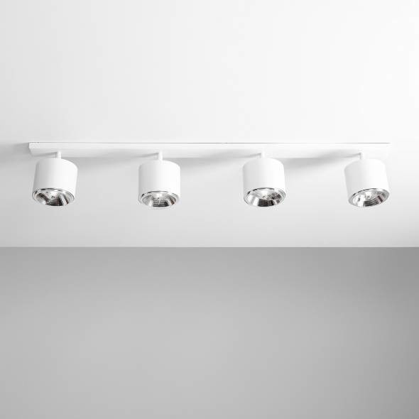 Plafon nowoczesny BOT 1046PL_L Aldex tuby regulowane do jadalni białe
