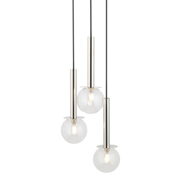 Kaskadowa lampa wisząca Daisy 40752 Sigma kaskada srebrna przezroczysta