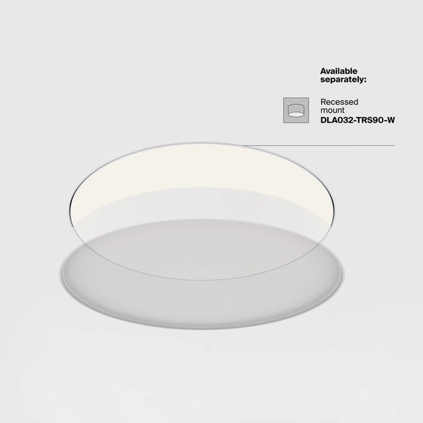 Lampa nasufitowa Zon C032CL-90W3K-RD-MG Maytoni LED 90W 3000K okrąg złota