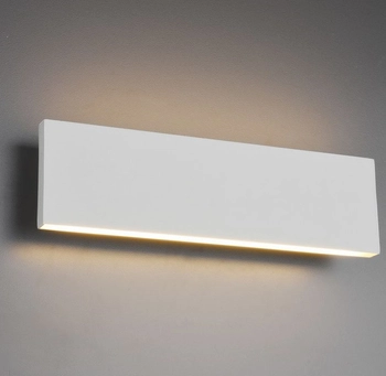 Biała lampa ścienna Concha 225172931 kinkiet LED 12W 3000K do holu