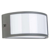 Elewacyjna LAMPA ścienna GRETA 03019 Ideus zewnętrzna OPRAWA półokrągła kinkiet przyścienny outdoor IP54 ciemnoszary
