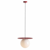 Lampa wisząca molekułowa Loop 1125G15_L Aldex bańki szklana czerwona