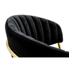 Eleganckie krzesło Margo KH121100121.74 King Home tapicerowane czarne