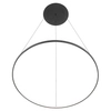 Lampa ring wisząca salonowa Circolo 10812 Nowodvorski LED 21W 3000K czarna