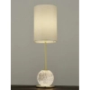 Nocna lampa tuba BRILLE LE42694 LED 13W złoty biały przezroczysty