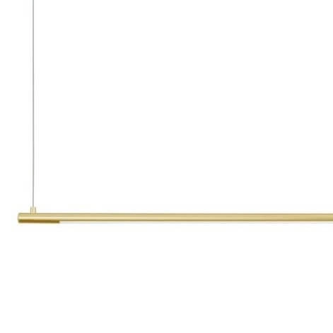 Wisząca LAMPA listwa BUGA LE41356 Luces Exclusivas minimalistyczna OPRAWA zwis LED 20W 3000K tuba złota