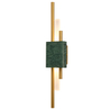 Nowoczesny kinkiet ELLIE ST-7007W-GREEN Step LED 5W 3000K marmur zielony złoty