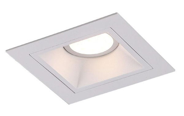 Wpuszczana LAMPA sufitowa HIT I H0080 Maxlight kwadratowa OPRAWA metalowa do zabudowy biała