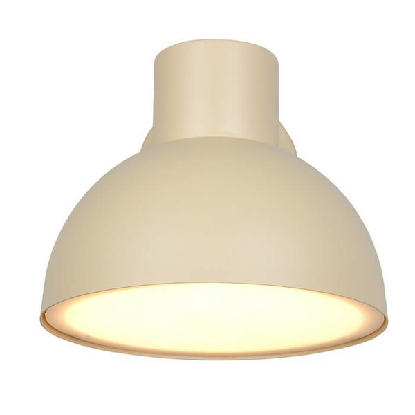 Kinkiet ścienny do salonu ELBE 262360166 kopuła IP44 beżowy