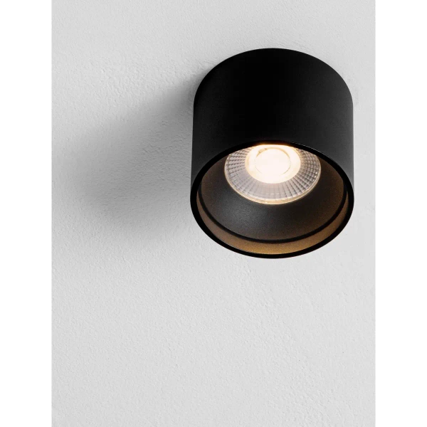 Sufitowa lampa spot CENVARO LE45515 LED 16W 3000K tubka metalowa czarna