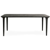 Stół jadalniany LAMINAR MM001501100338 czarny drewniany do jadalni 200x101cm