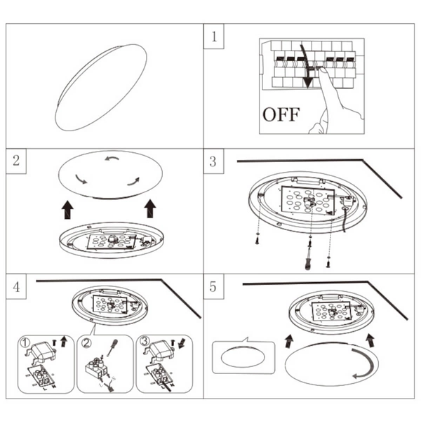 Sufitowa lampa Terra R67471100 LED 15W 3000K IP44 biały niebieski zielony