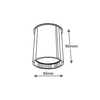 Spot LAMPA sufitowa ARIDA 1109 Shilo reflektorowa OPRAWA do łazienki downlight tuba czarna