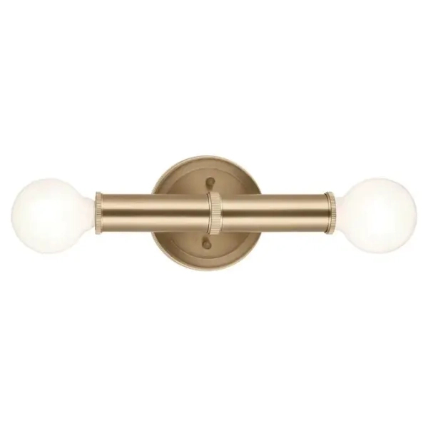 Ścienny kinkiet Torche QN-TORCHE-2W-CPZ LED 3W 3000K IP44 brąz szampański