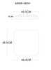 Plafon Lassy 48406-48SH efekt iskierek LED 48W 3000-6400K biały chrom