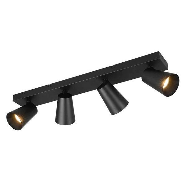 Regulowana lampa sufitowa Sharp 817100432 tuba punktowa do salonu czarna