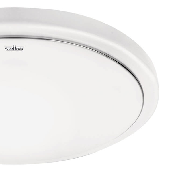 Plafon z czujnikiem ruchu SOLA 4320 Ideus LED 18W 4100K IP44 metal biały