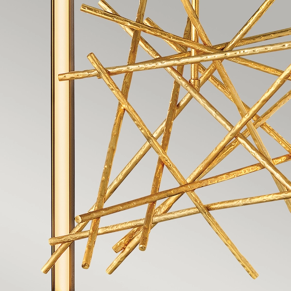 Ledowa lampa wisząca QN-STYX-LED-P-BG 48W czarna złota