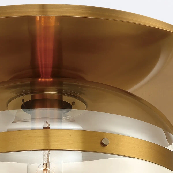 Sufitowa lampa do jadalni Nottingham QN-NOTTINGHAM-F-M-AB vintage mosiądz