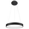 LAMPA wisząca GIULIA 5304-840RP-BK-3 Italux metalowa OPRAWA okrągła LED 40W 3000K zwis pierścień ring czarny