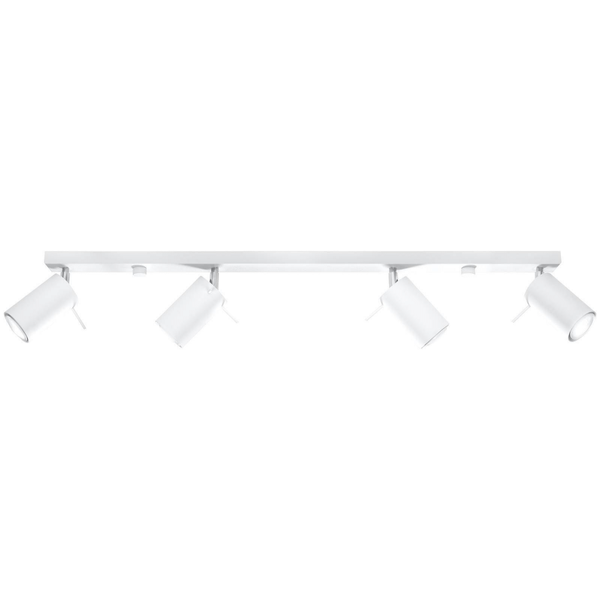 Nasufitowa lampa listwa Ring SL.0331 Sollux z regulacją biała OUTLET