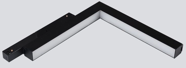 Szynowa oprawa Magneto Abigali LWQ-M09 LED 24W l-kształtna czarna