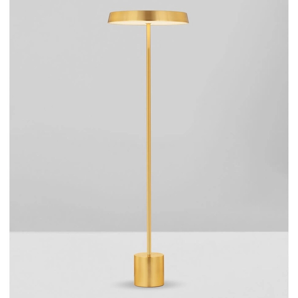 Lampa stojąca sypialniana CORUNA LE44432 LED 33W 3000K plate złota