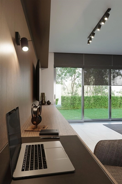 Plafon reflektorowy Ring SL.0093 Sollux listwa do kuchni czarna