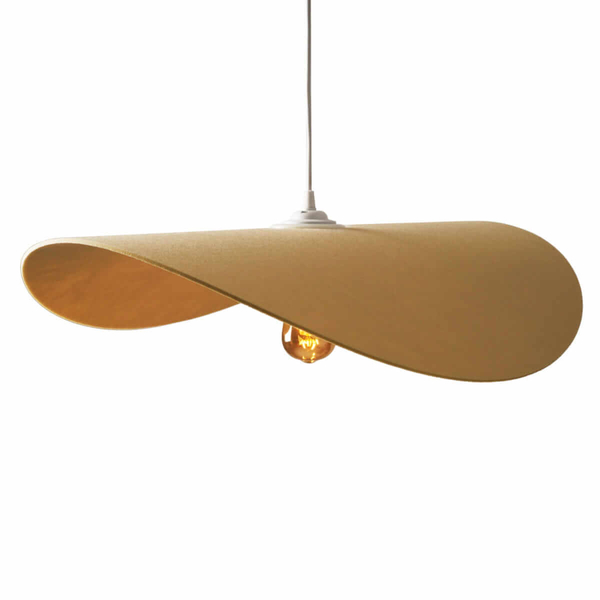 Lampa zwis do jadalni Pan P0585 Maxlight kapelusz parasol beżowa