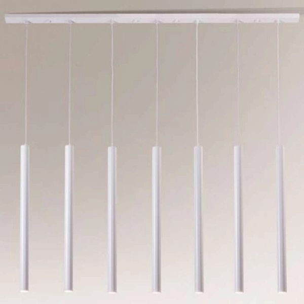 LAMPA wisząca YABU 7576 Shilo metalowa OPRAWA zwis LISTWA sufitowa sople tuby białe