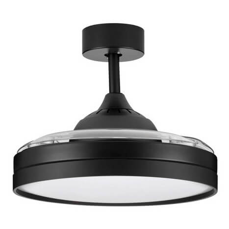 Lampowentylator sufitowy CARANAVI LE44969 LED 36W 3000-6500K z pilotem czarny