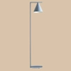 Nowoczesna lampa podłogowa Form Floor 1108A16 Aldex do sypialni niebieska