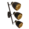 Salonowa lampa sufitowa Aleksandria 93-13767 reflektory czarny złoty