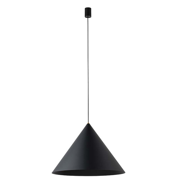 Metalowy stożek wiszący Zenith 8005 nowoczesna lampa czarna hol