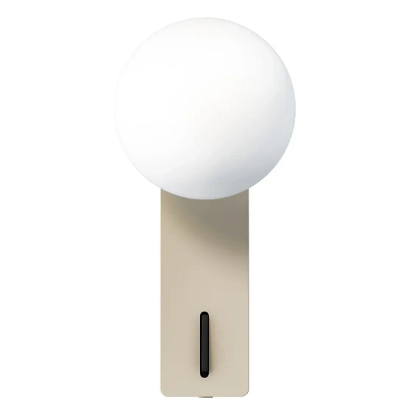 Lampa ścienna Boletta Parette OR85587 z przełącznikiem IP44 szara