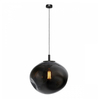 Salonowa lampa wisząca szklana AVIA 11156108 Kaspa loft czarna