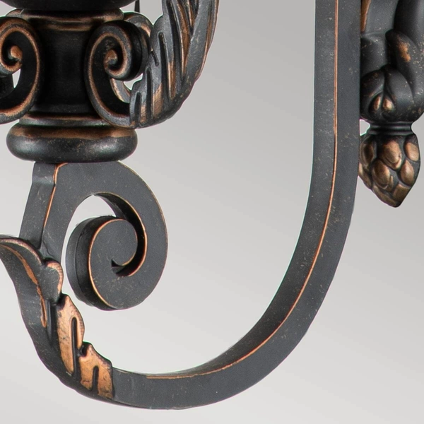 Naścienna latarnia ogrodowa Baltimore BT1-L Elstead vintage IP44 brązowy