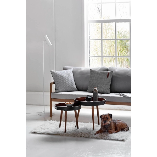 Podłogowa lampa tuba MIB 71704001 metalowa do salonu biały